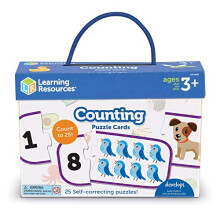 Learning Resources Counting Puzzle Cards  Kindergarten Readniness  Sel