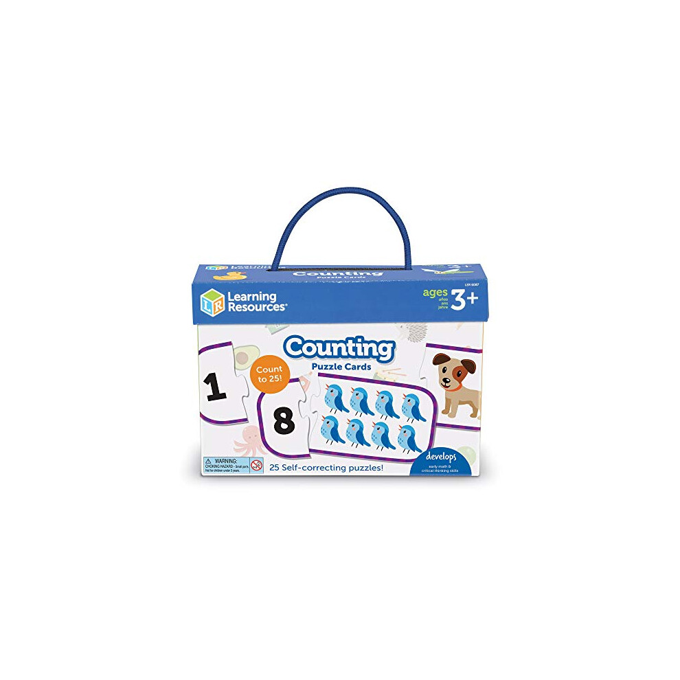 Learning Resources Counting Puzzle Cards Kindergarten Readniness Sel