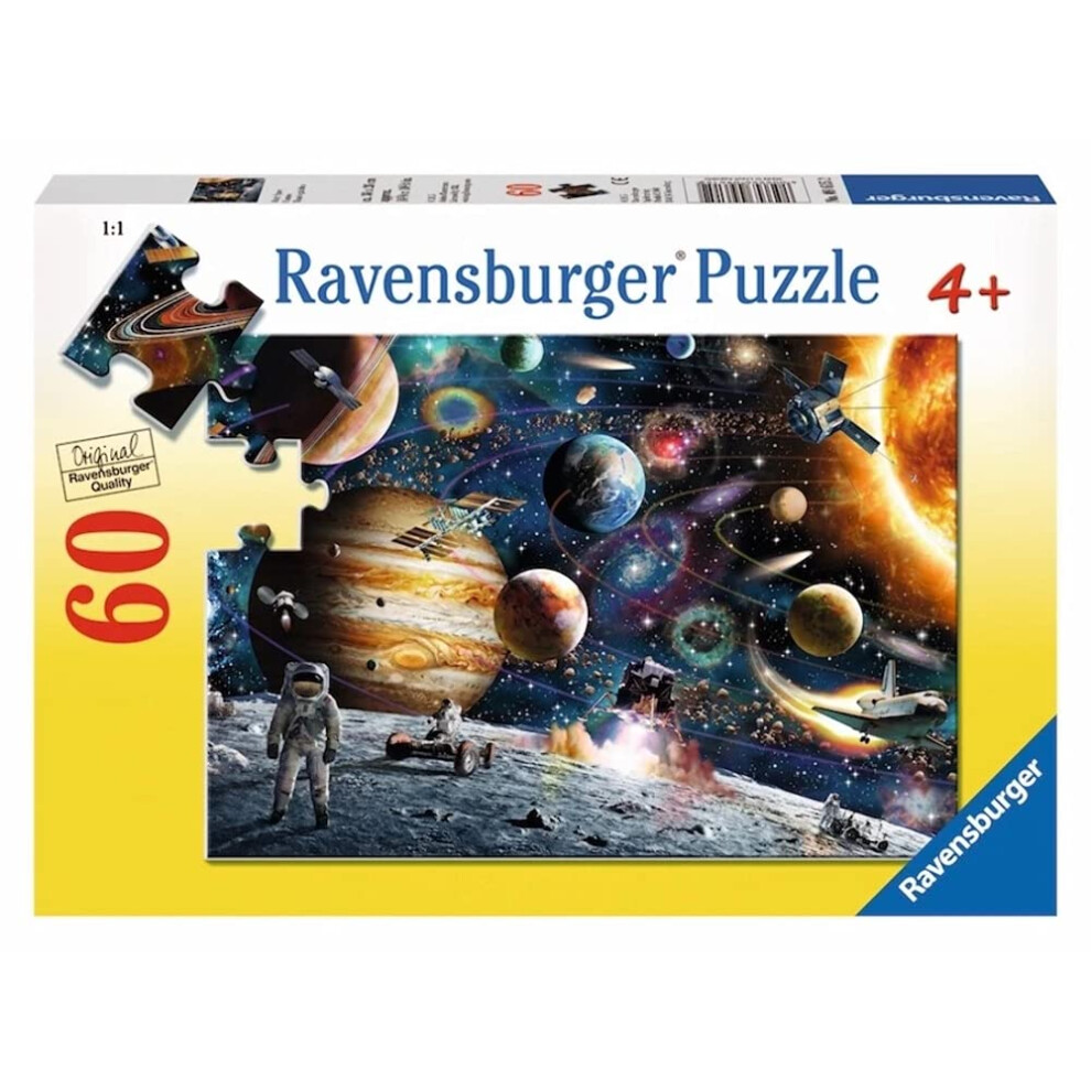 Ravensburger Outer Space 60 Piece Jigsaw Puzzle for Kids | Unique Piec