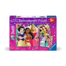 Puzzles 3 x 49 pièces : Princesses Disney : Girl Power !