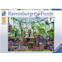 Ravensburger Greenhouse Morning 500 Stuk Puzzel - Unieke Artistieke Ervaring | Ideaal voor Gezinnen