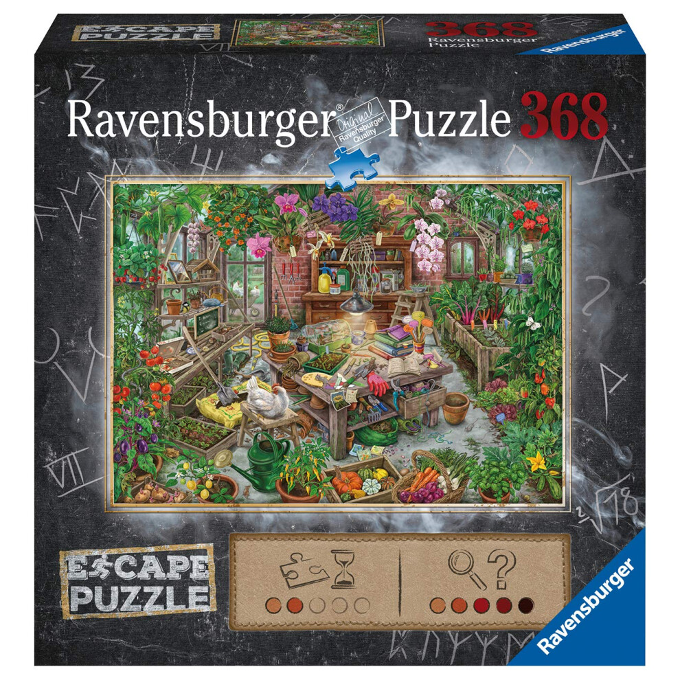 Ravensburger Escape Puzzle - The Cursed Greenhouse 368 Piece Jigsaw Pu