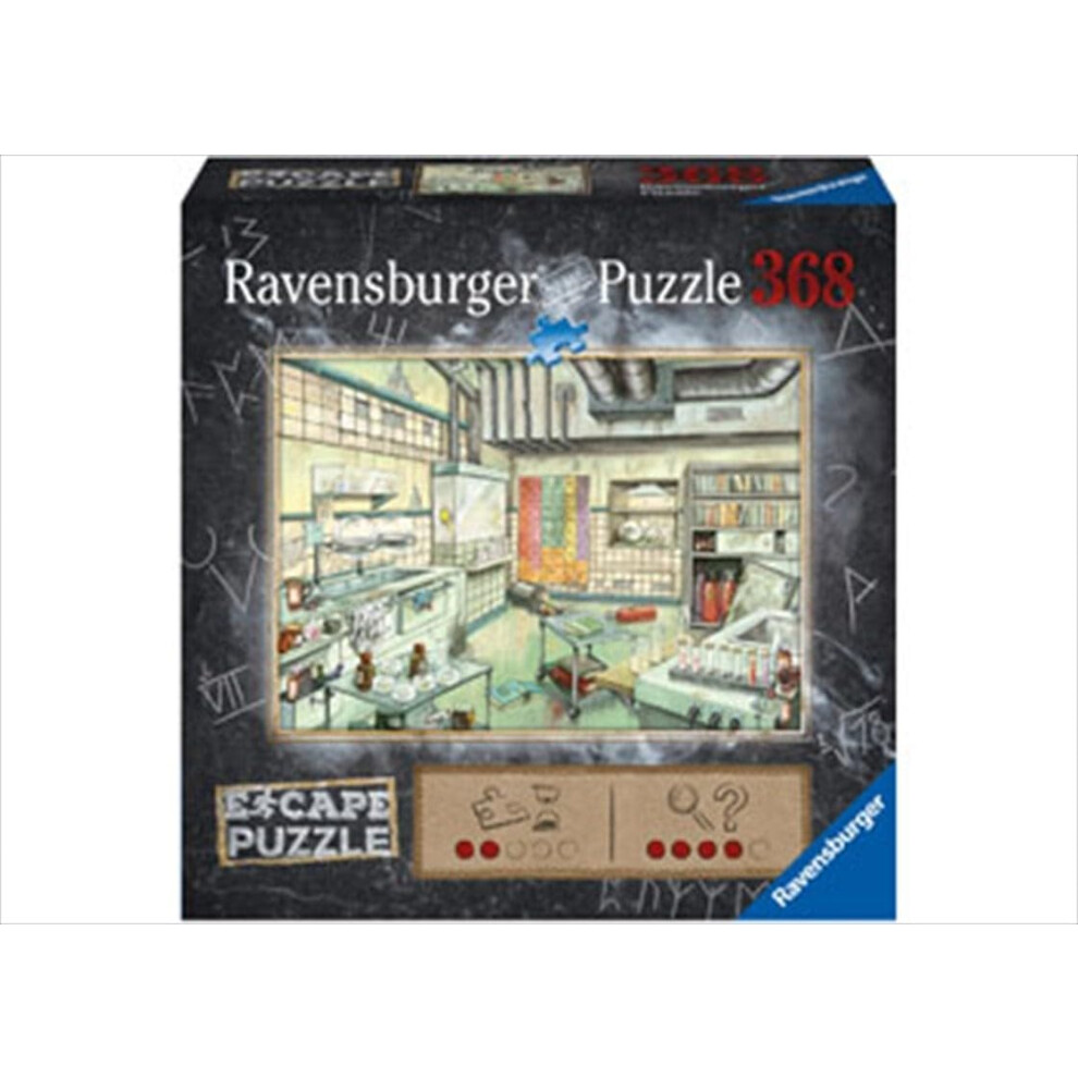 Ravensburger Escape Puzzle The Laboratory 368 Piece Jigsaw Puzzle for