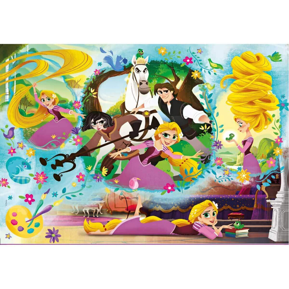 Clementoni 27084 Clementoni-27084-Supercolor Puzzle-Princess Rapunzel-