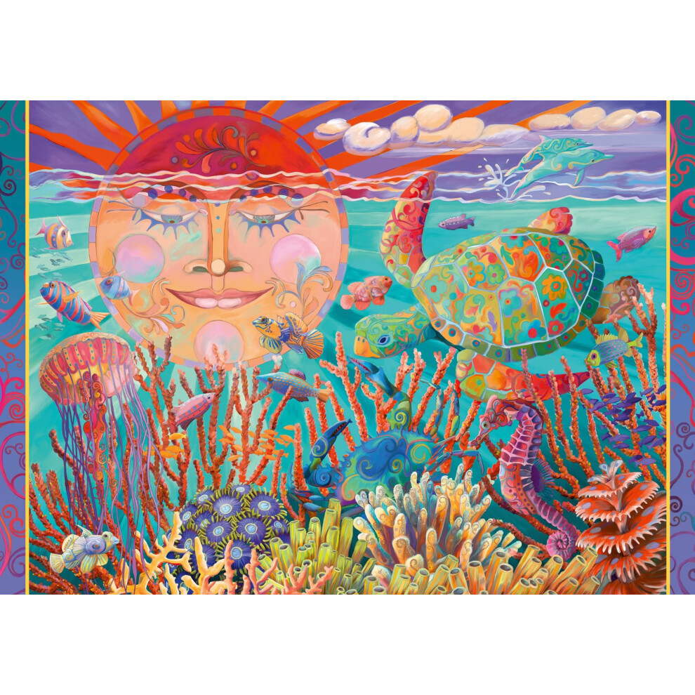 Ravensburger Sun and Sea 500 Piece Large Format Jigsaw Puzzle for Adul