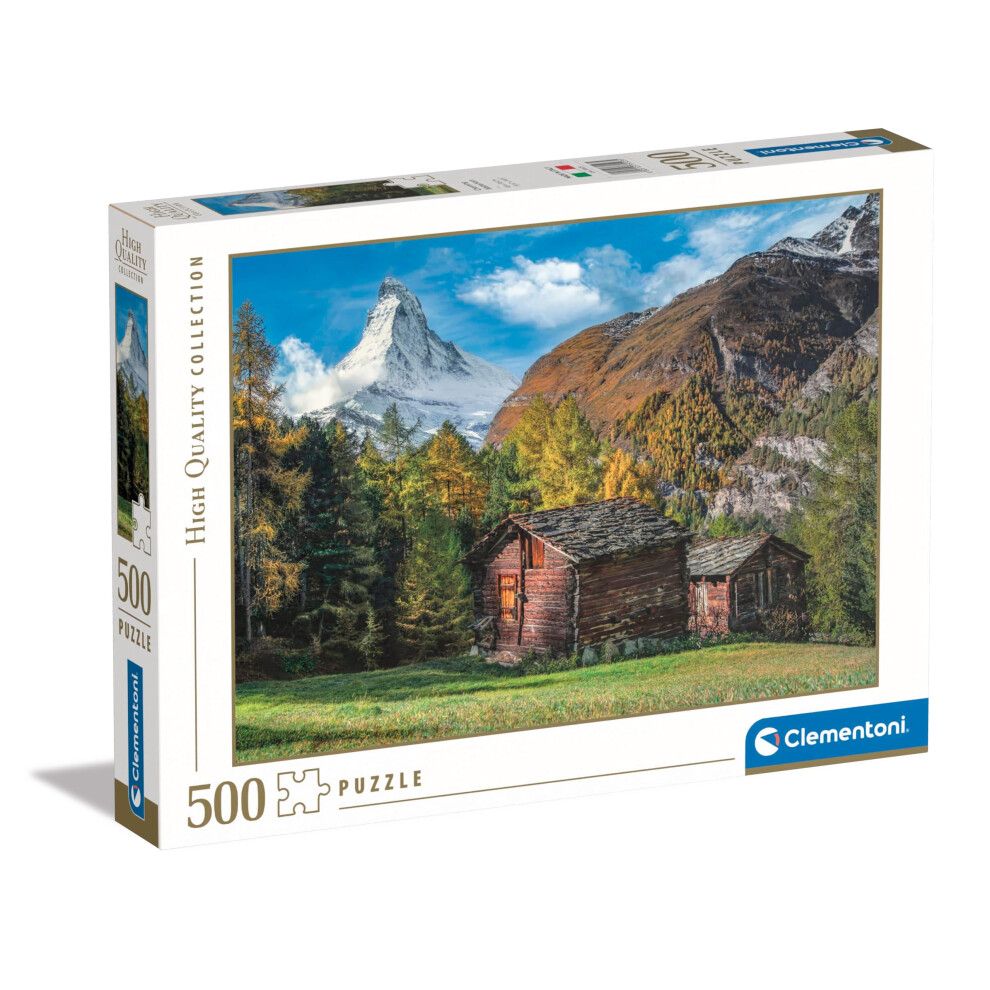 Clementoni Collection-Charming Matterhorn 35523 500 Pieces Puzzle Set