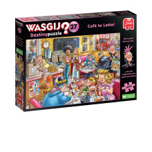 Wasgij Caf? to Latte! Destiny 27 Jigsaw Puzzle for Adults - Challengin