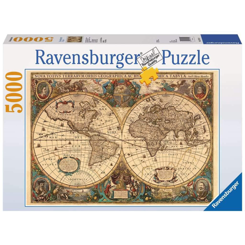 Ravensburger Antique World Map  5000pc Jigsaw Puzzle