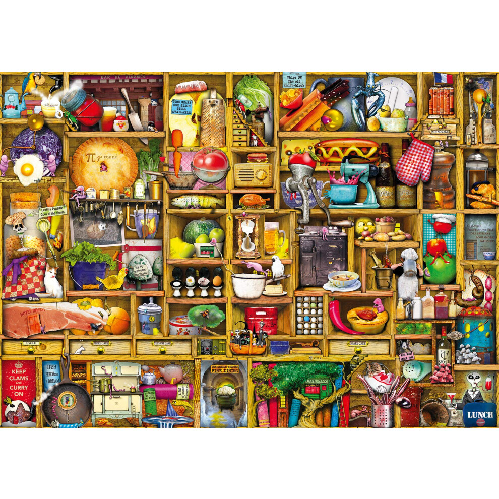 Ravensburger Kitchen Cupboard Jigsaw Puzzle | 1000 Unique Pieces | Ant