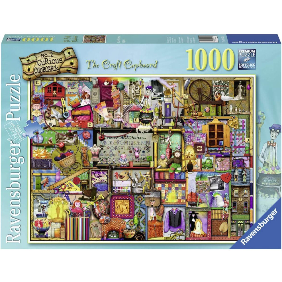 Ravensburger Craft Cupboard Puzzle - Premium 1000-Piece Jigsaw | Uniqu