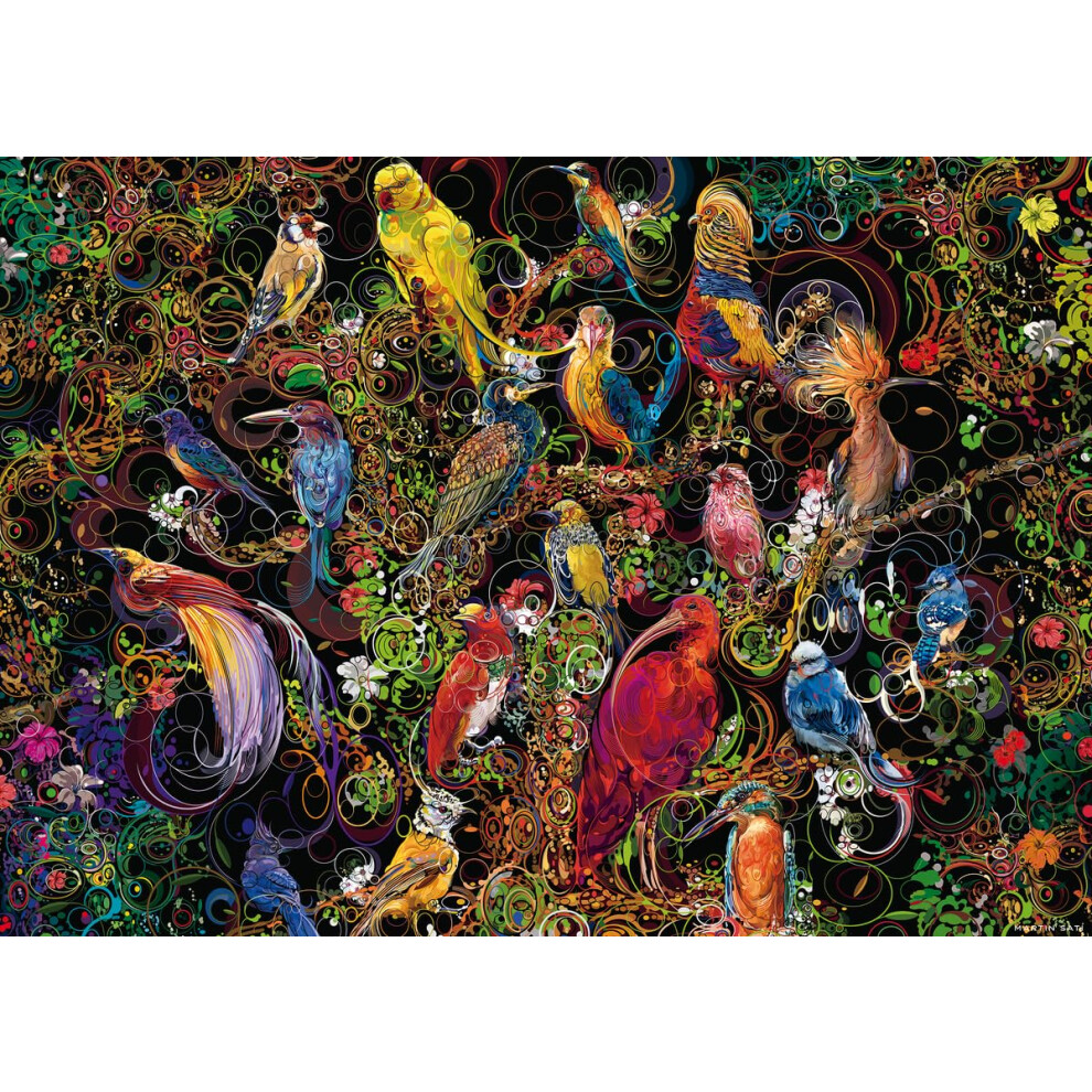 Ravensburger Birds of Art 1000-Piece Jigsaw Puzzle | Unique Artwork |