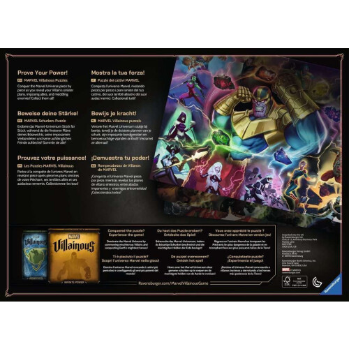 Ravensburger Ravensburger 1000 - Marvel gonosztevő KILLMONGER 2
