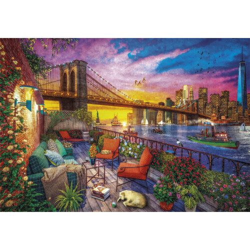 Clementoni Puzzle 3000 Manhattanin parveke Auringonlasku 1