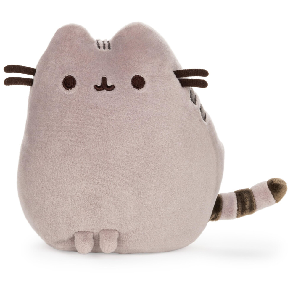 Gund Pusheen The Cat Squisheen Plush Stuffed Animal Cat For Ages 8 And Up 6"""" Gray