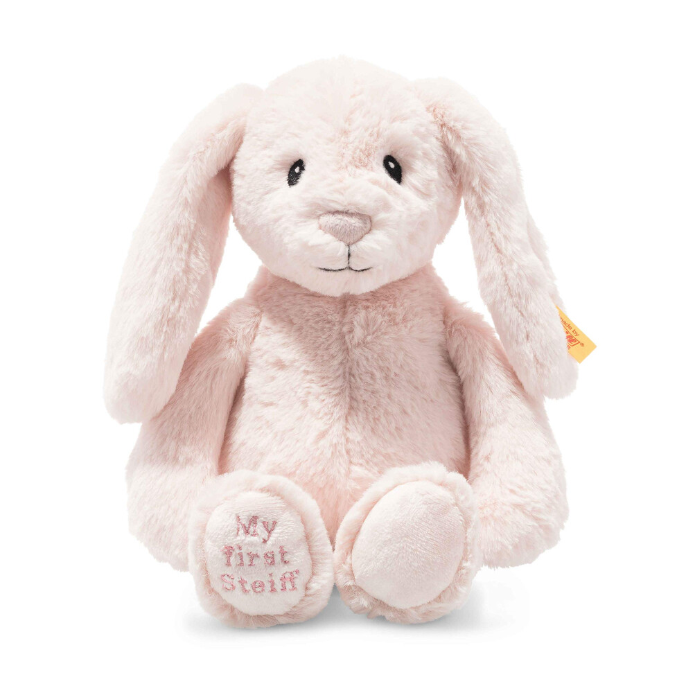 Steiff Soft Cuddly Friends My First Hoppie Rabbit 10"" Premium Stuffe