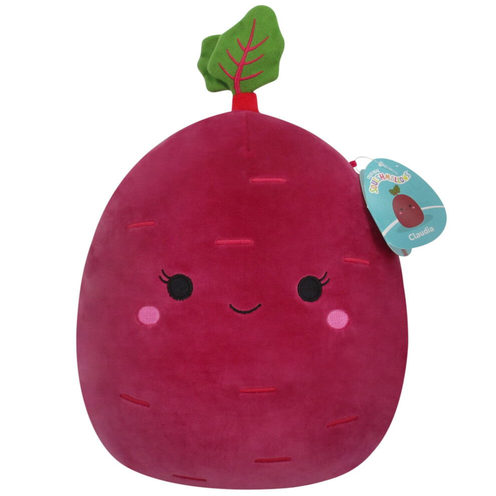 Squishmallows 12-Inch Claudia Purple Beet - Medium-Sized Ultrasoft Off