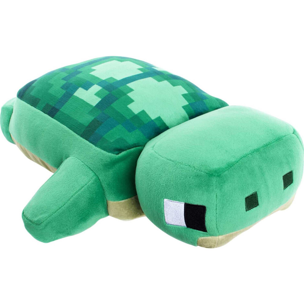 Mattel Minecraft Plush Turtle 12-inch Stuffed Animal Figure  Inspired