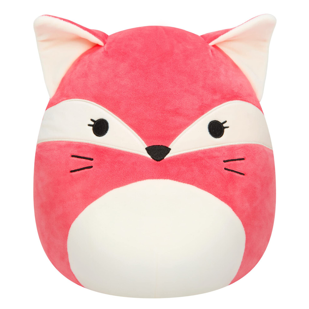 Squishmallows 12-Inch Fifi Coral Red Fox - Medium-Sized Ultrasoft Offi