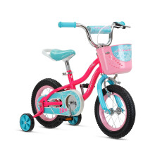 Schwinn Koen & Elm BMX Style Toddler and Kids Bike For Girls and Boys 12-Inch Wheels With Saddle Handle Training Wheels Chain Guard and Front B