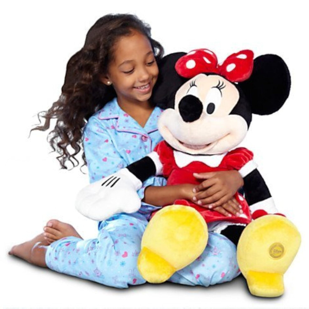 Disney Store Red Minnie Mouse 25"" Large Plush New with Tag