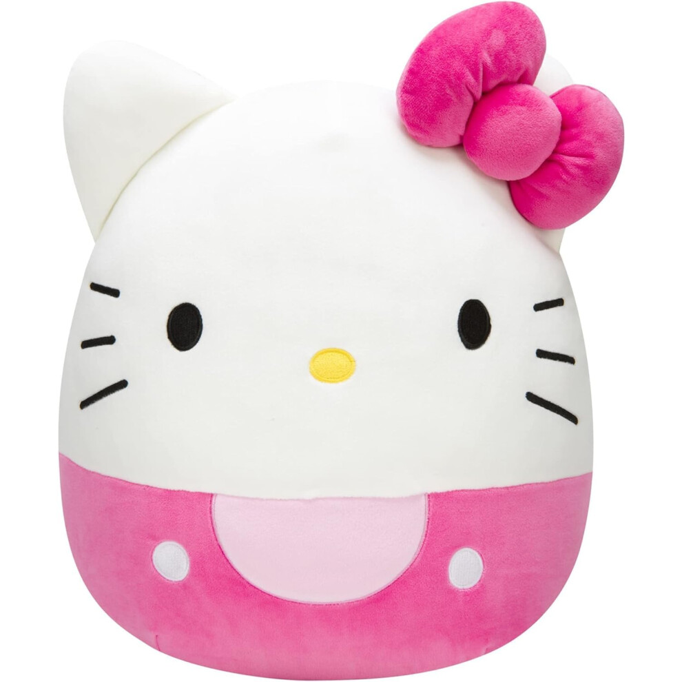 Squishmallows Hello Kitty Pink Bow & Shorts 14-Inch - Sanrio Ultrasoft