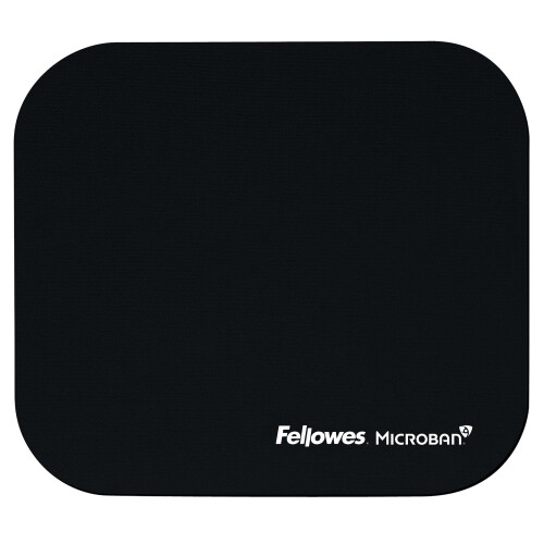Fellowes Fellowes Mouse Mat with Non-Slip Rubber Base - Mouse Pad with Antibact
