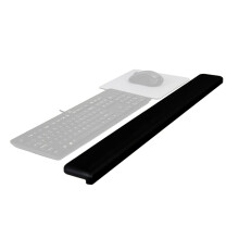 3M Gel-Handballenauflage für Stehschreibtische, verschiedene Arbeitspositionen, Schwarz (WR200B) 30,13 x 1 x 3,25 Zoll