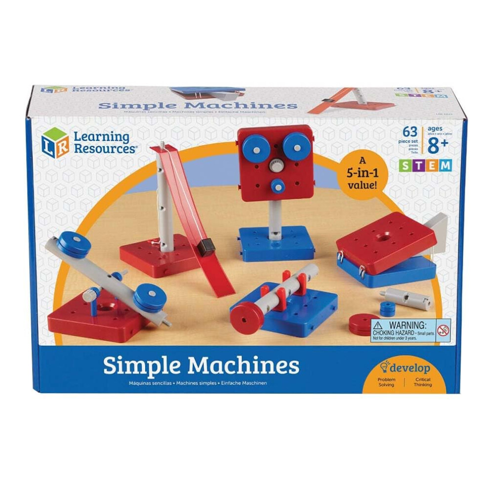 Learning Resources Simple Machines  STEM  Early Engineering Toy Set of