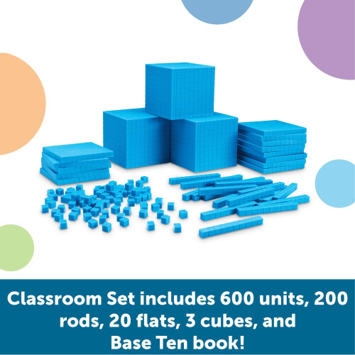 Learning Resources Learning Resources Plastic Base Ten Class Set 1