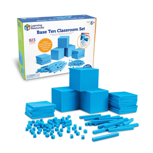 Learning Resources Learning Resources Plastic Base Ten Class Set