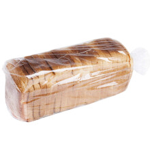 Buste per Pane in Plastica, 100 Pezzi 15x3x6 Pollici con 100 Fascette, Sacchetti Trasparenti per Forno e Supermercato