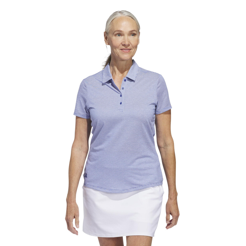 adidas Standard Women's Ottoman Short Sleeve Polo Shirt Collegiate Roy