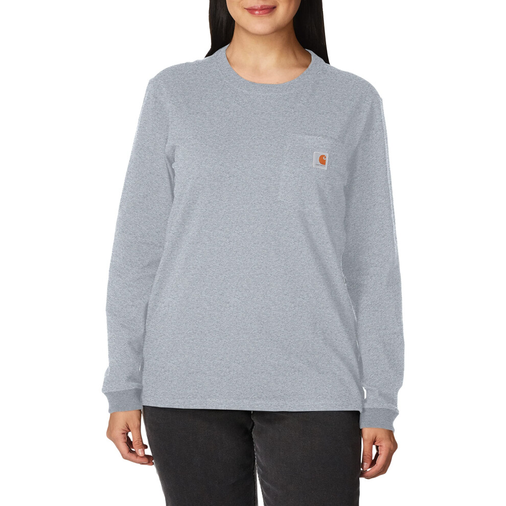 Carhartt Women's K126 Workwear Pocket Long Sleeve T-Shirt (Regular and