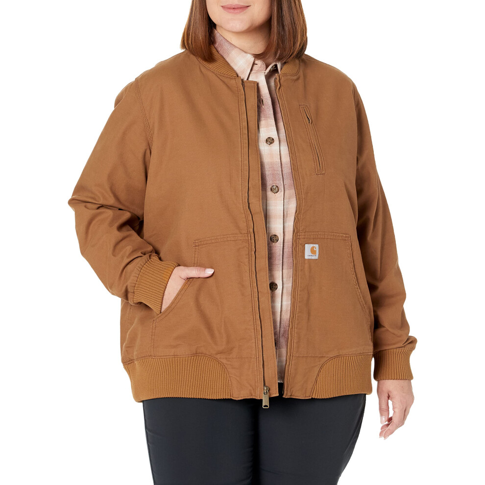 Carhartt womens Carhartt Women's Crawford Bomber Jacket Outerwear  Car