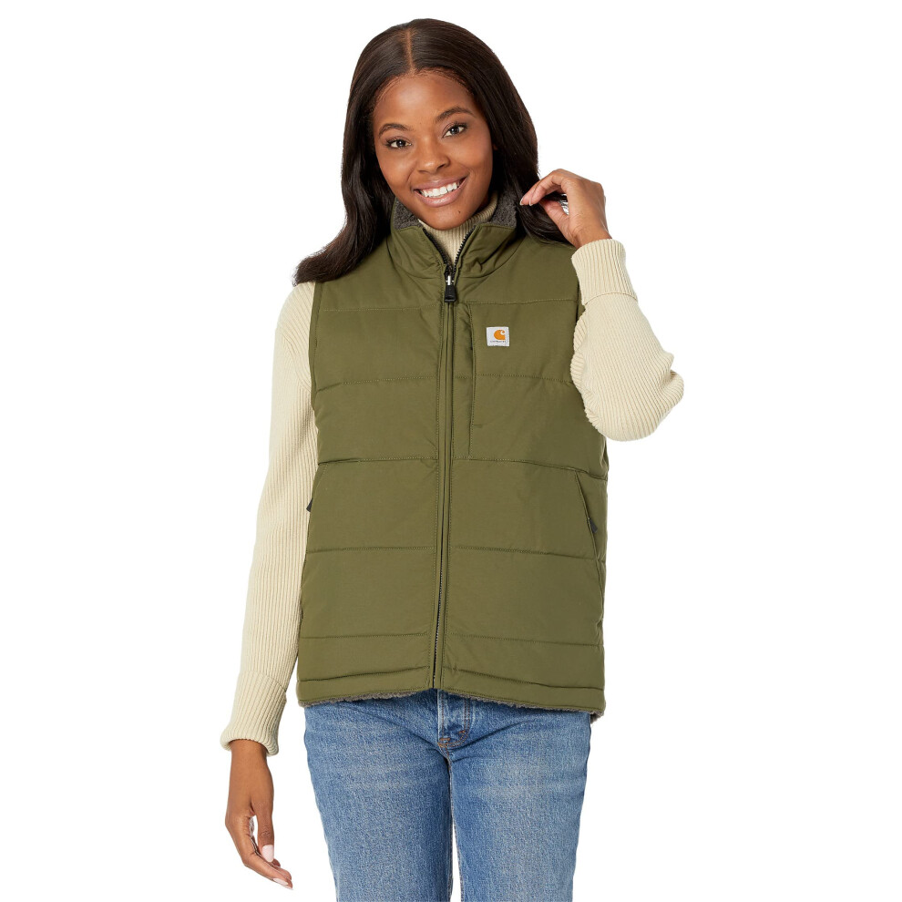 Carhartt Women's Relaxed Fit Midweight Utility Vest  Basil  REG-1X