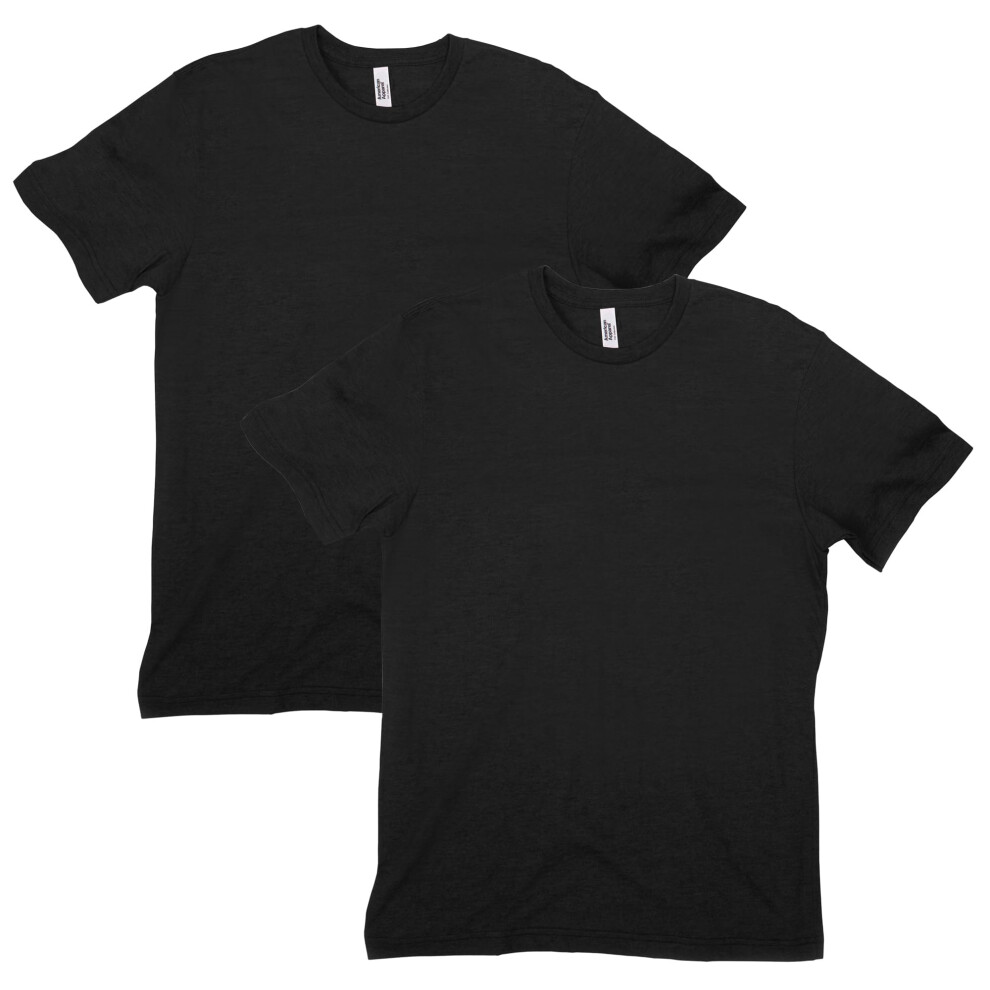 American Apparel CVC T-Shirt  Style G2001CVC  Black (2-Pack)