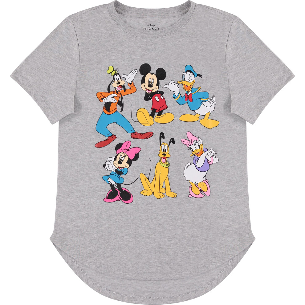 Disney Ladies Mickey Mouse Fashion Shirt - Womens Mickey & Minnie Mous