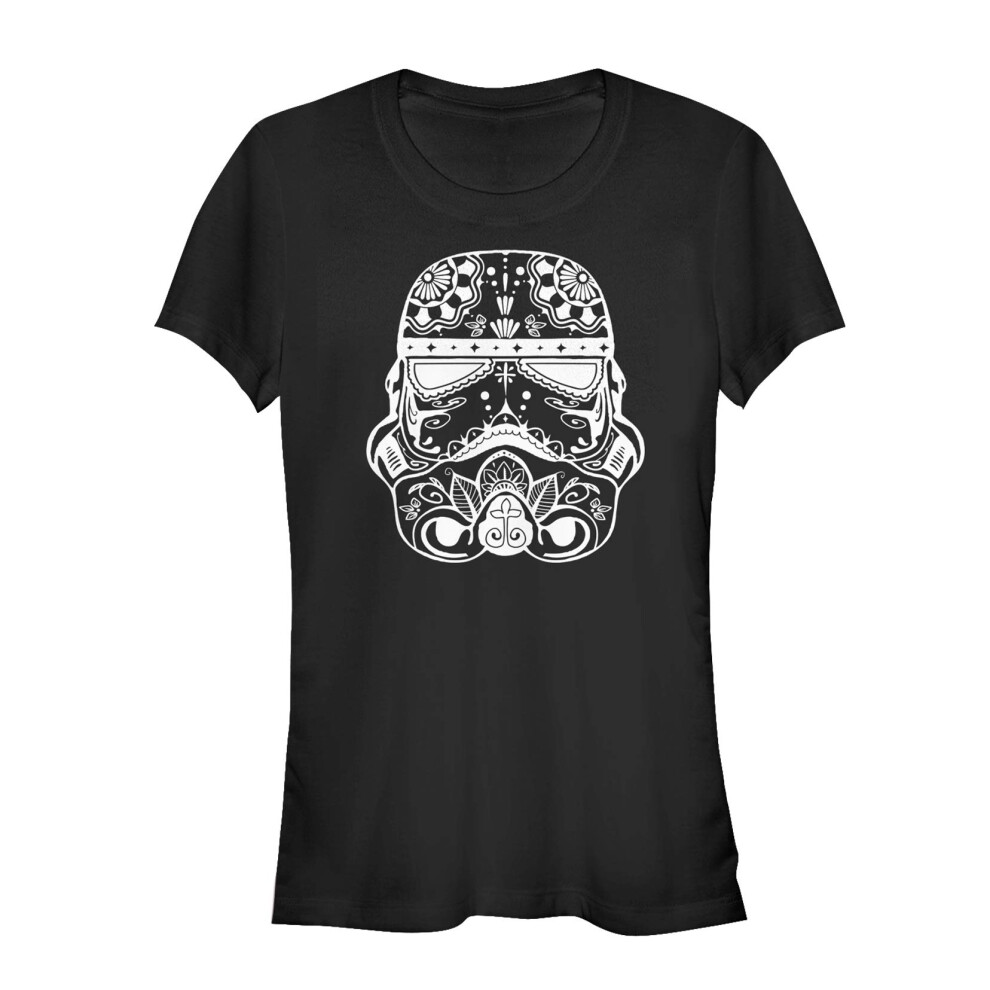 STAR WARS Junior's Ornate Stormtrooper T-Shirt - Black - 2X Large