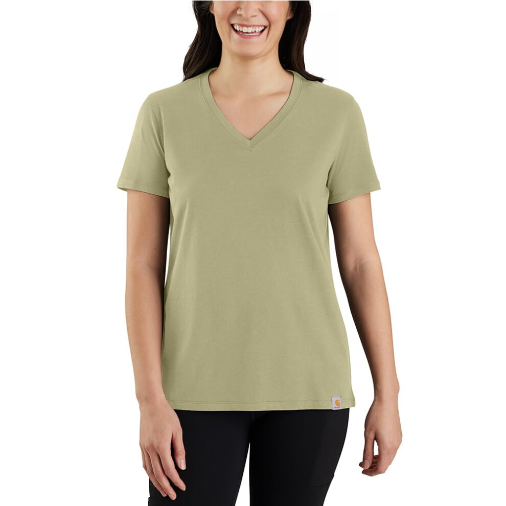 Carhartt Women's Relaxed Fit Lightweight Short-Sleeve V-Neck T-Shirt