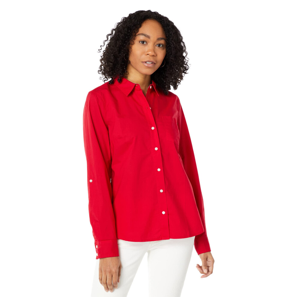 Tommy Hilfiger Solid Roll Tab Scarlet SM (US 4-6)