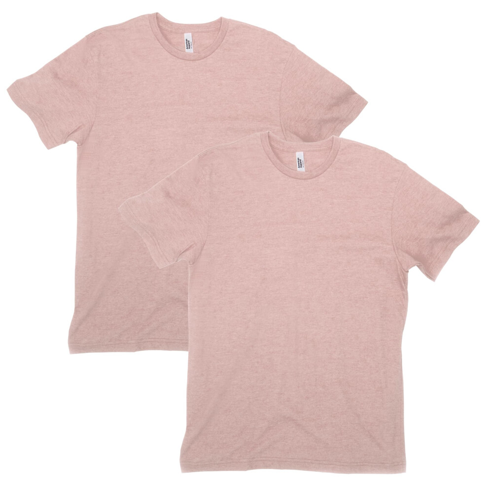 American Apparel CVC T-Shirt  Style G2001CVC  Heather Blush (2-Pack)