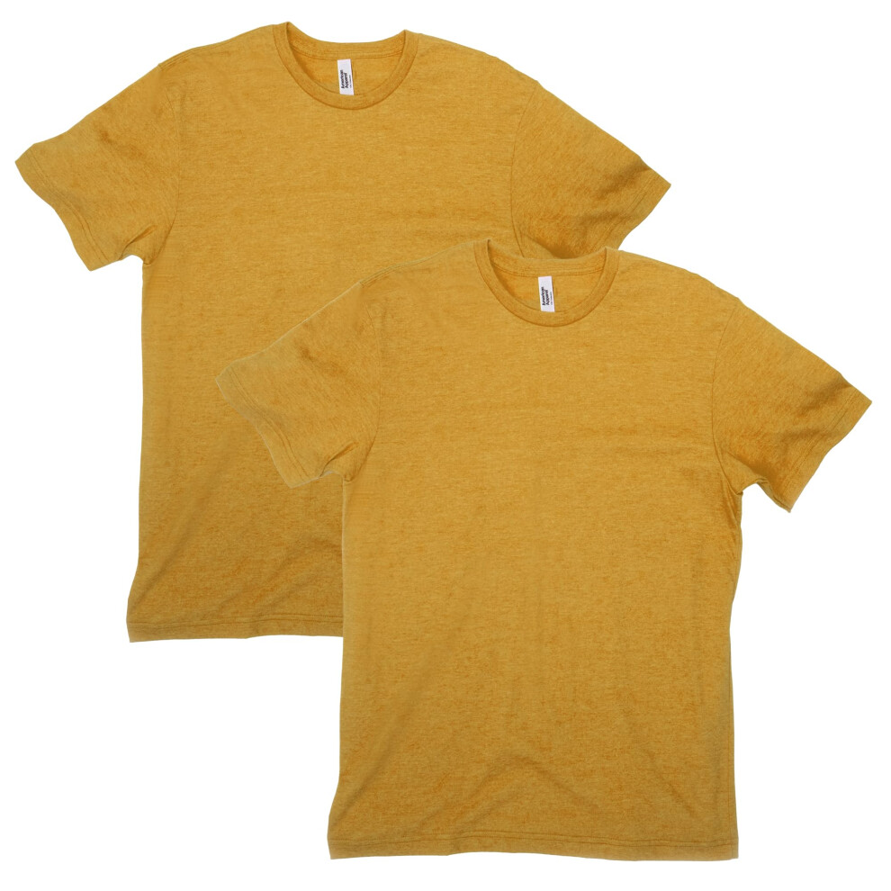 American Apparel CVC T-Shirt  Style G2001CVC  Heather Mustard (2-Pack)