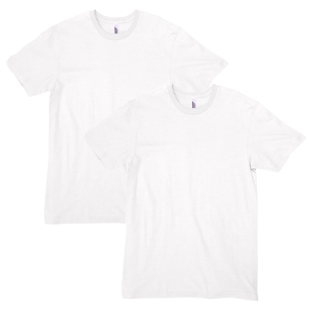 American Apparel CVC T-Shirt  Style G2001CVC  White (2-Pack)