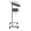 Audio-Visual Direct Wheeled Lectern Podium - Standing Desk with Storag 3