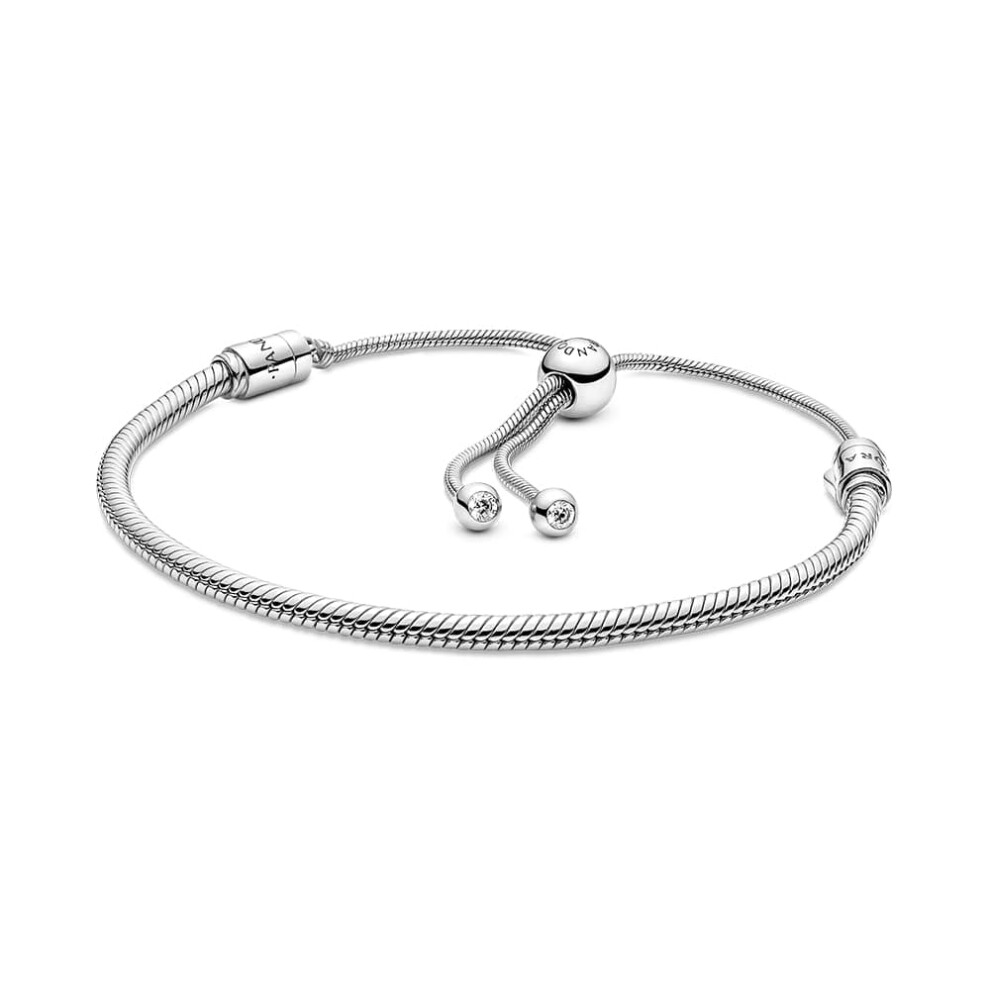 Pandora Moments Snake Chain Slider Bracelet - Charm Bracelet for Women