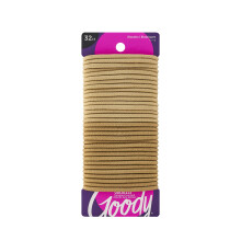 Goody Ouchless Elastico per Capelli - 32 Pezzi, Biondo - 4MM per Capelli Medi - Accessori senza Dolore per Tutti