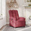 VidaXL vidaXL Massage-Relaxsessel, weinroter Stoff 1