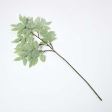 HOMESCAPES Frosted Sage Leaf Christmas Spray