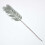 Homescapes HOMESCAPES Glitter Palm Leaf Single Stem 1