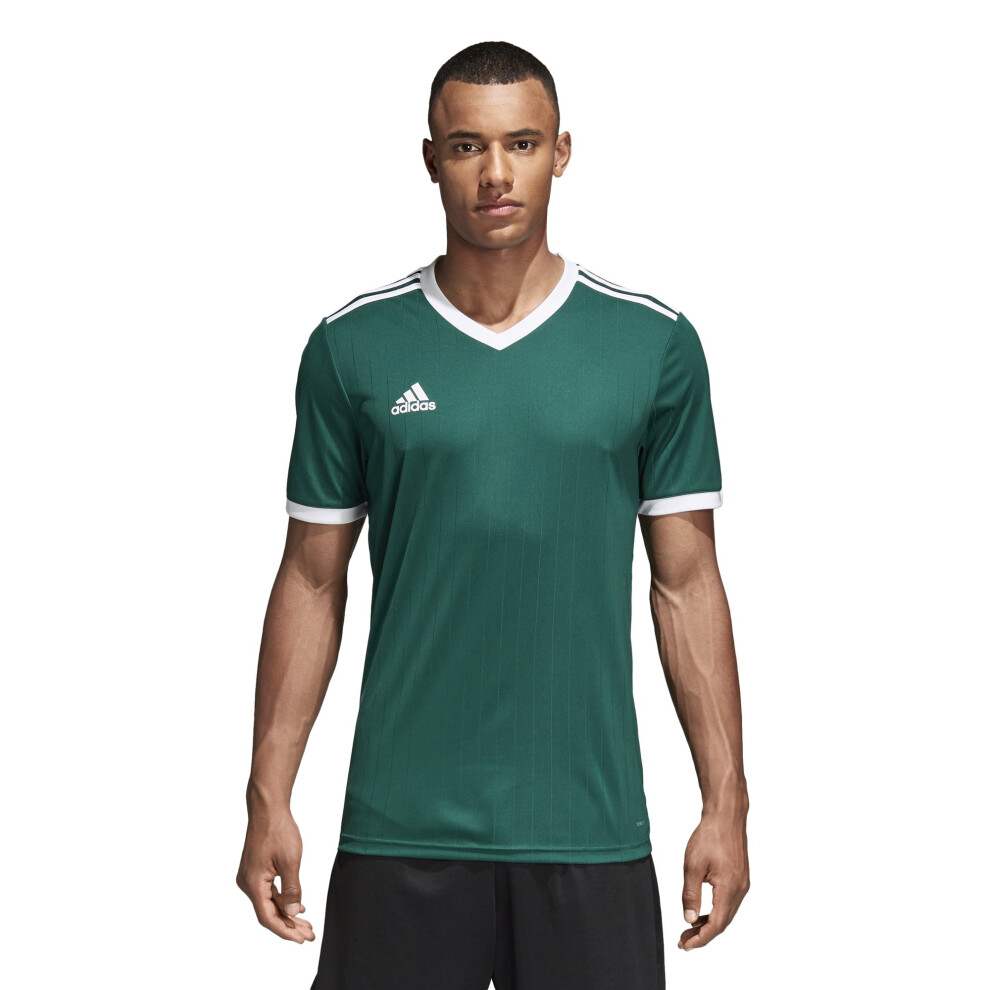 adidas Tabela 18 Jersey - Men's Soccer S Collegiate Green/White